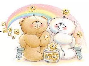 吃瓜熊卡通插画,趣味横生的卡通世界